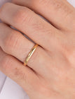 Demi-jonc classique 2,5 mm