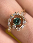 Colimaçon tourmaline et diamants