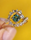 Colimaçon tourmaline et diamants