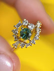 Colimaçon tourmaline et diamants