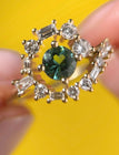 Colimaçon tourmaline et diamants