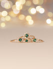 Antoinette tourmaline et diamants