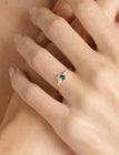 Antoinette tourmaline et diamants