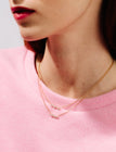 collier en or 18 carats et diamants recyclés