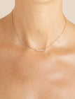 collier en or 18 carats et diamants recyclés