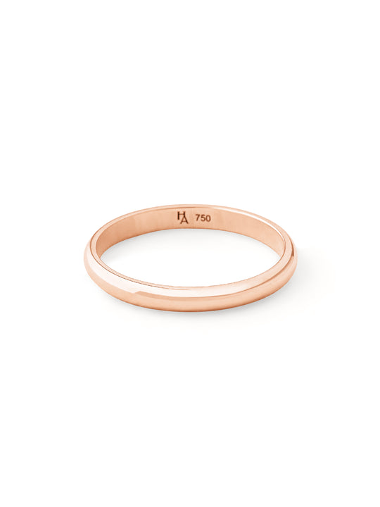 Demi-jonc classique 2,5 mm