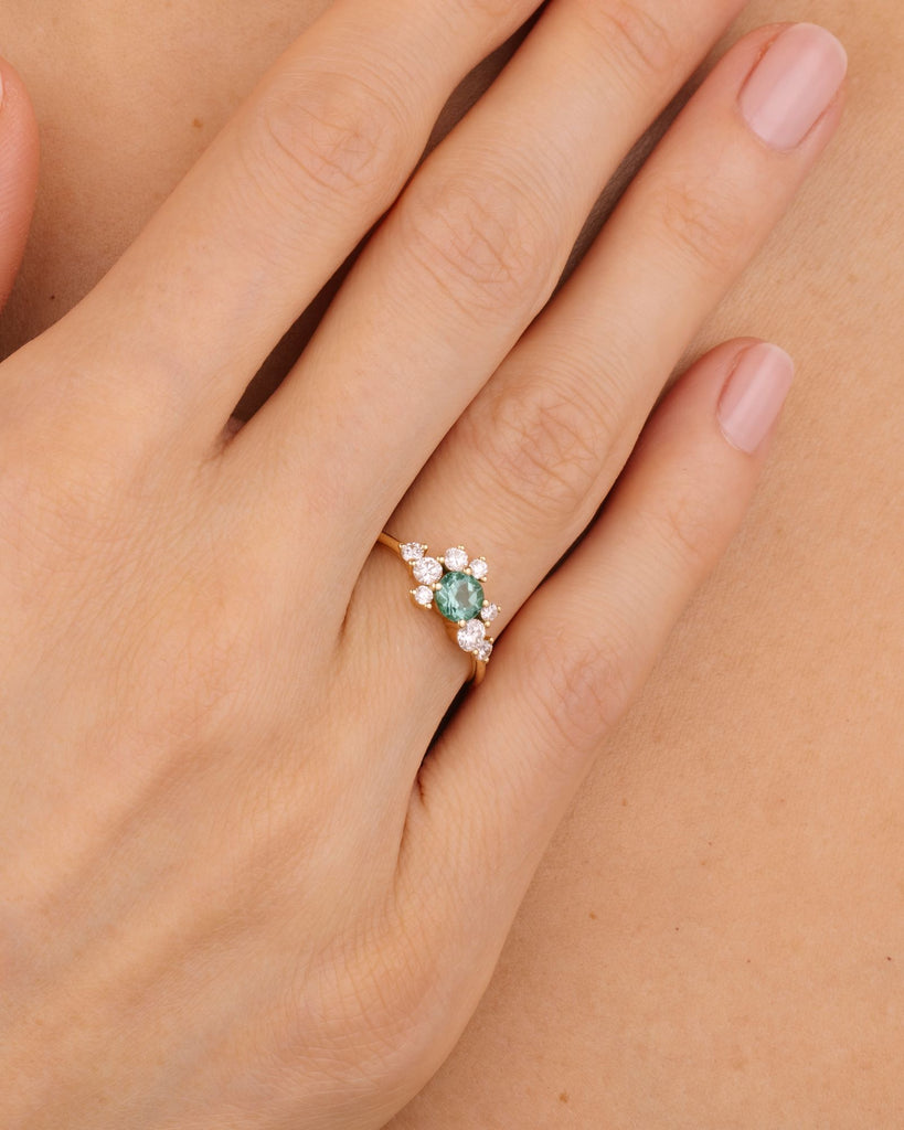 Madeleine tourmaline et diamants