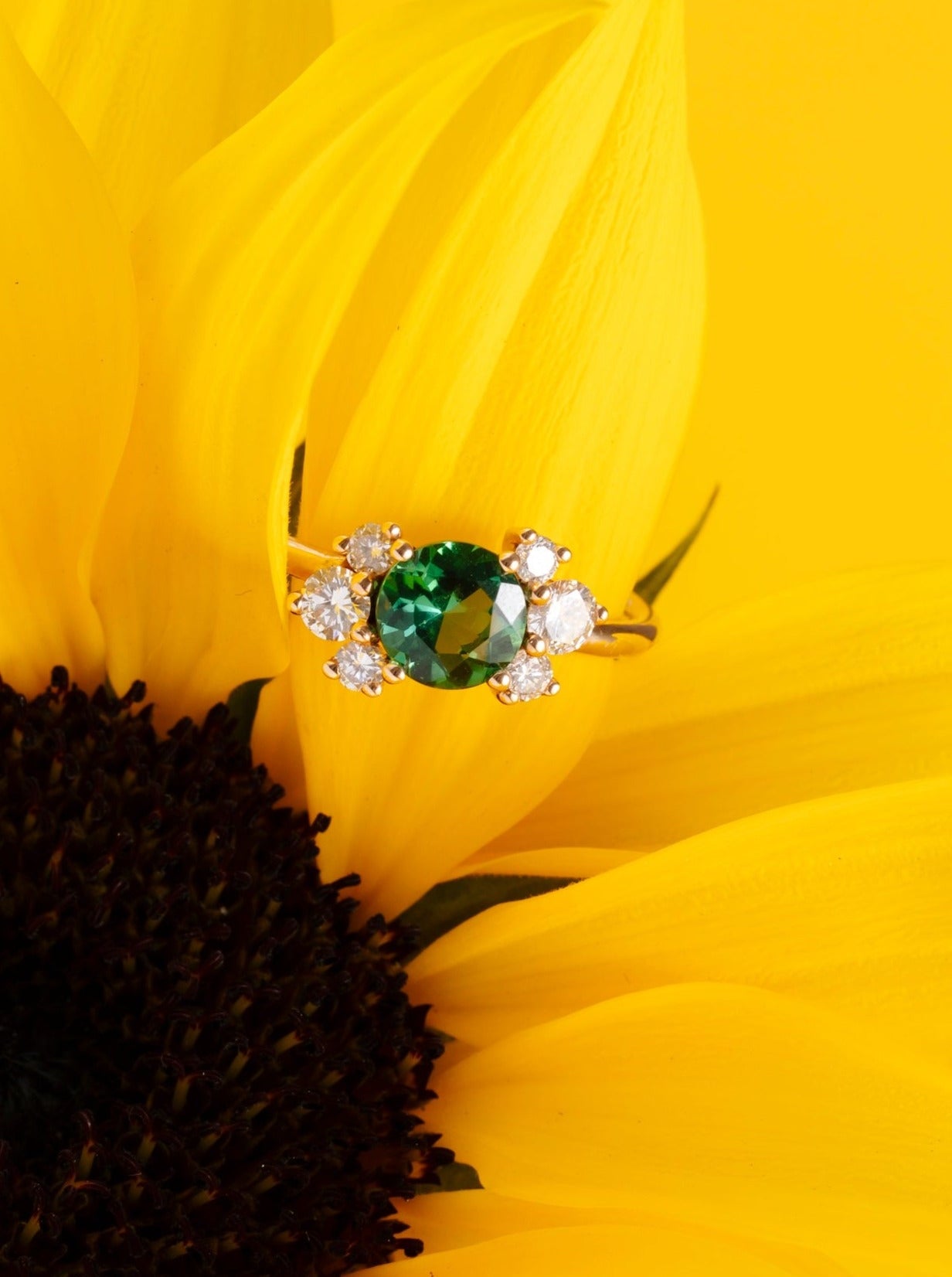 Marie tourmaline et diamants