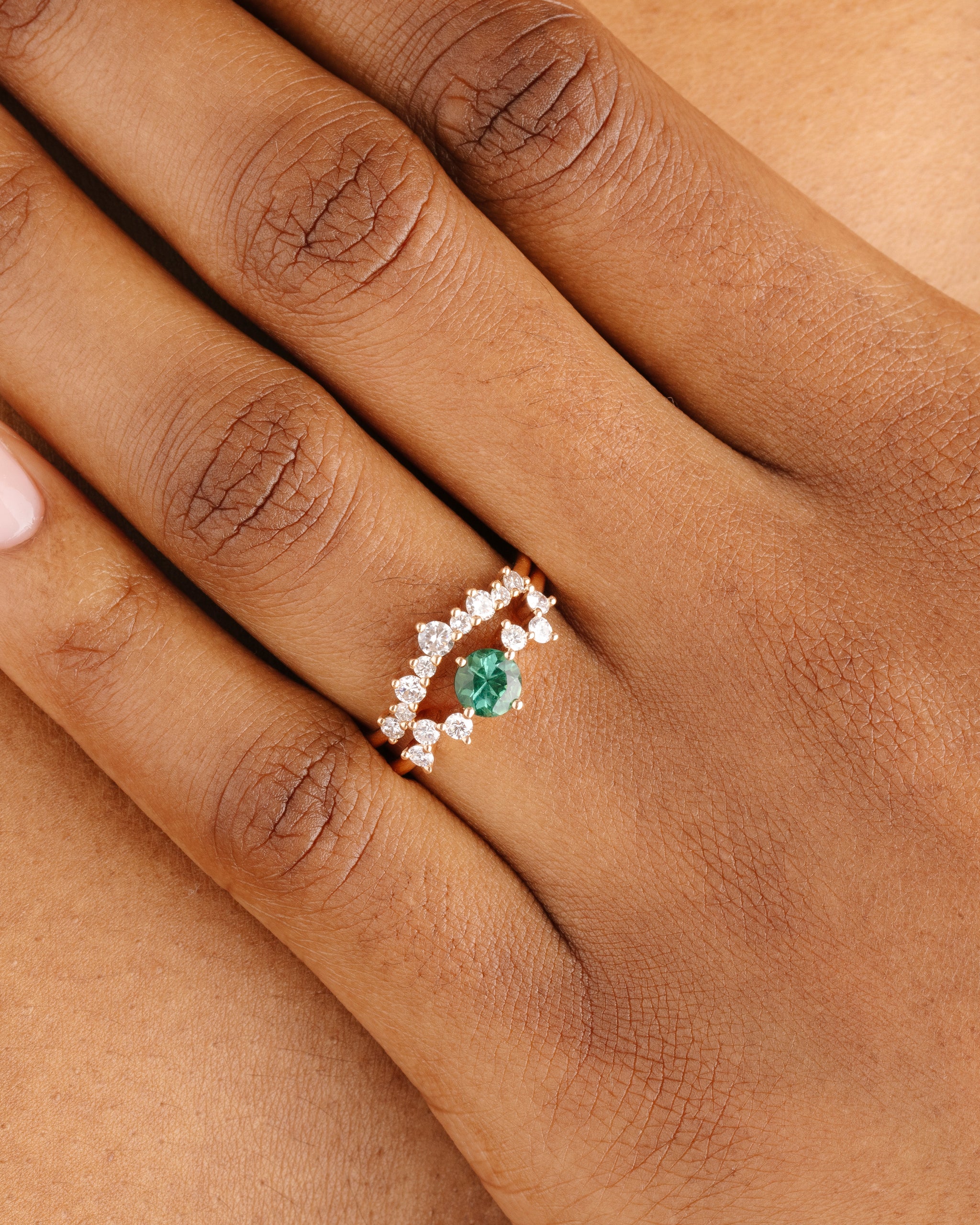 Colette tourmaline et diamants