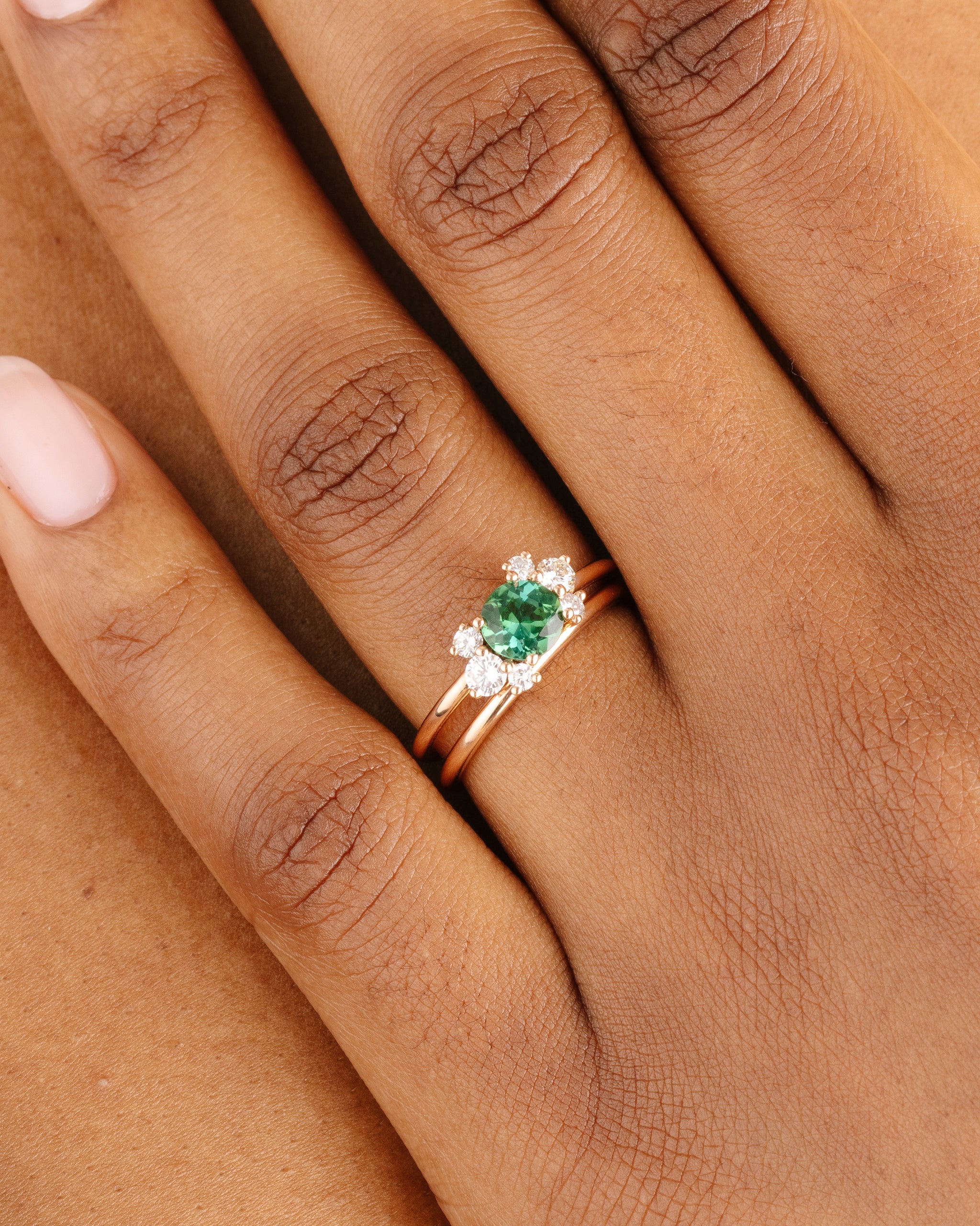 Marie tourmaline et diamants