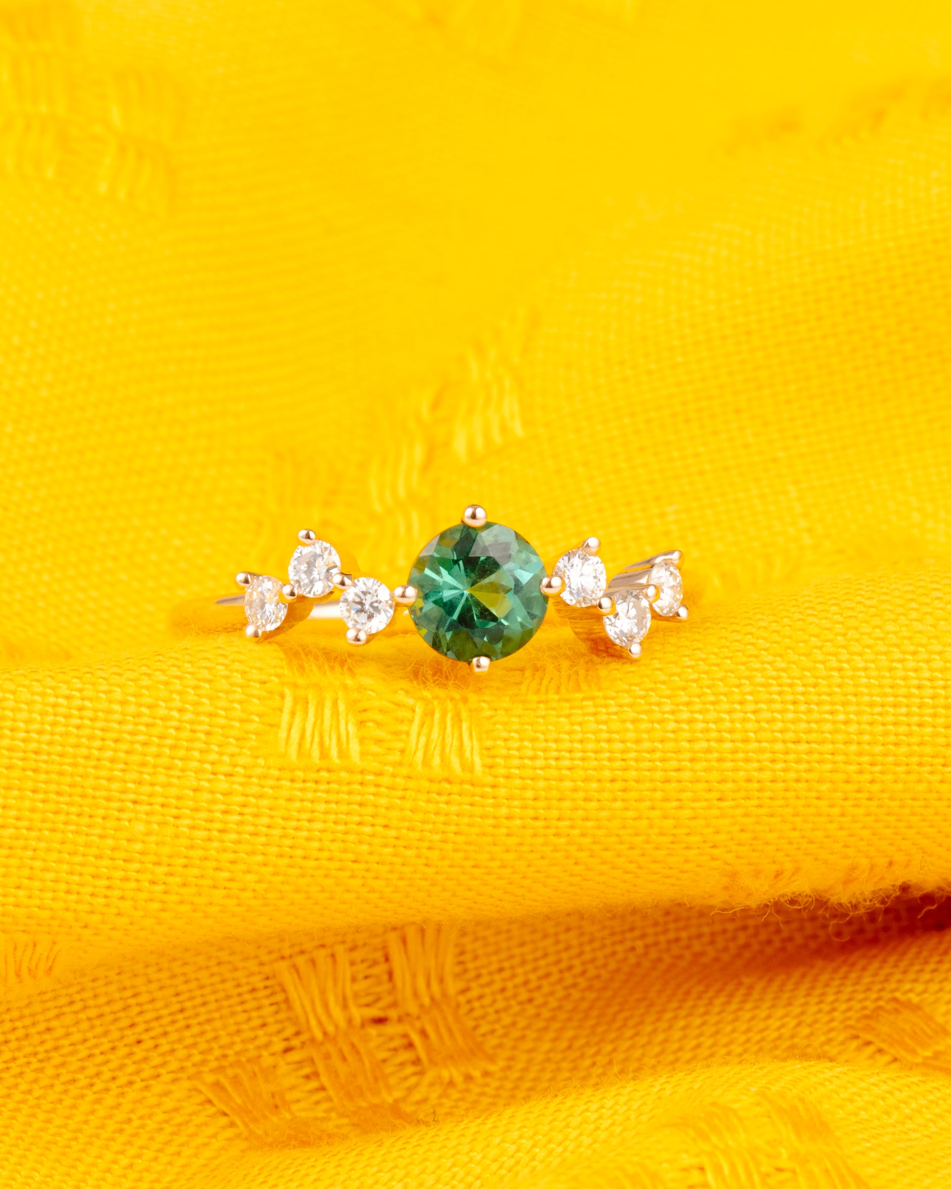 Colette tourmaline et diamants