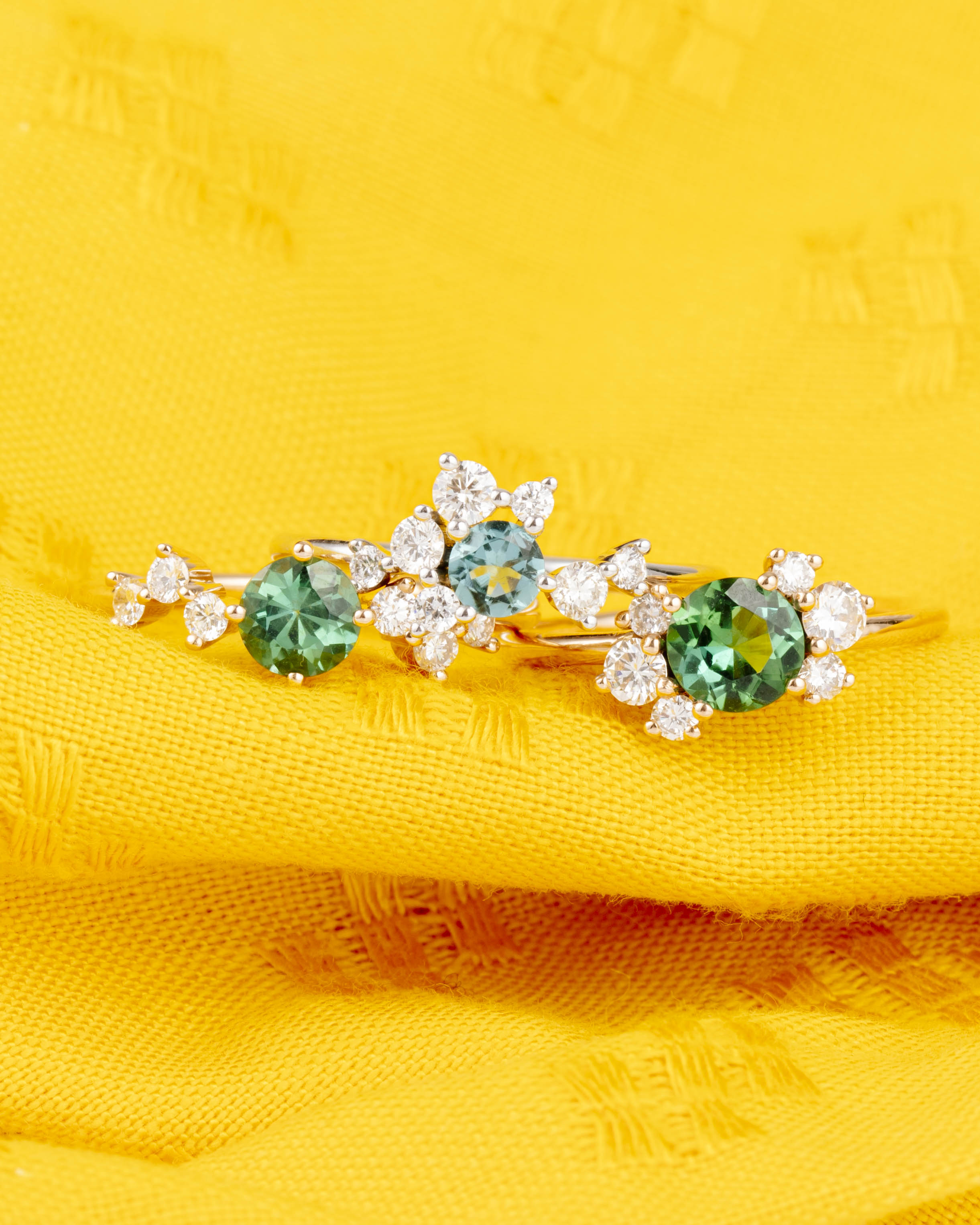 Colette tourmaline et diamants