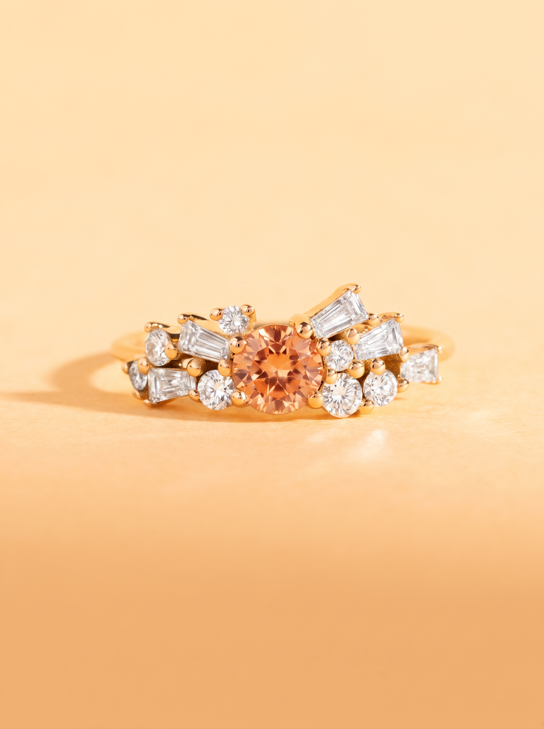 Ambre tourmaline pêche