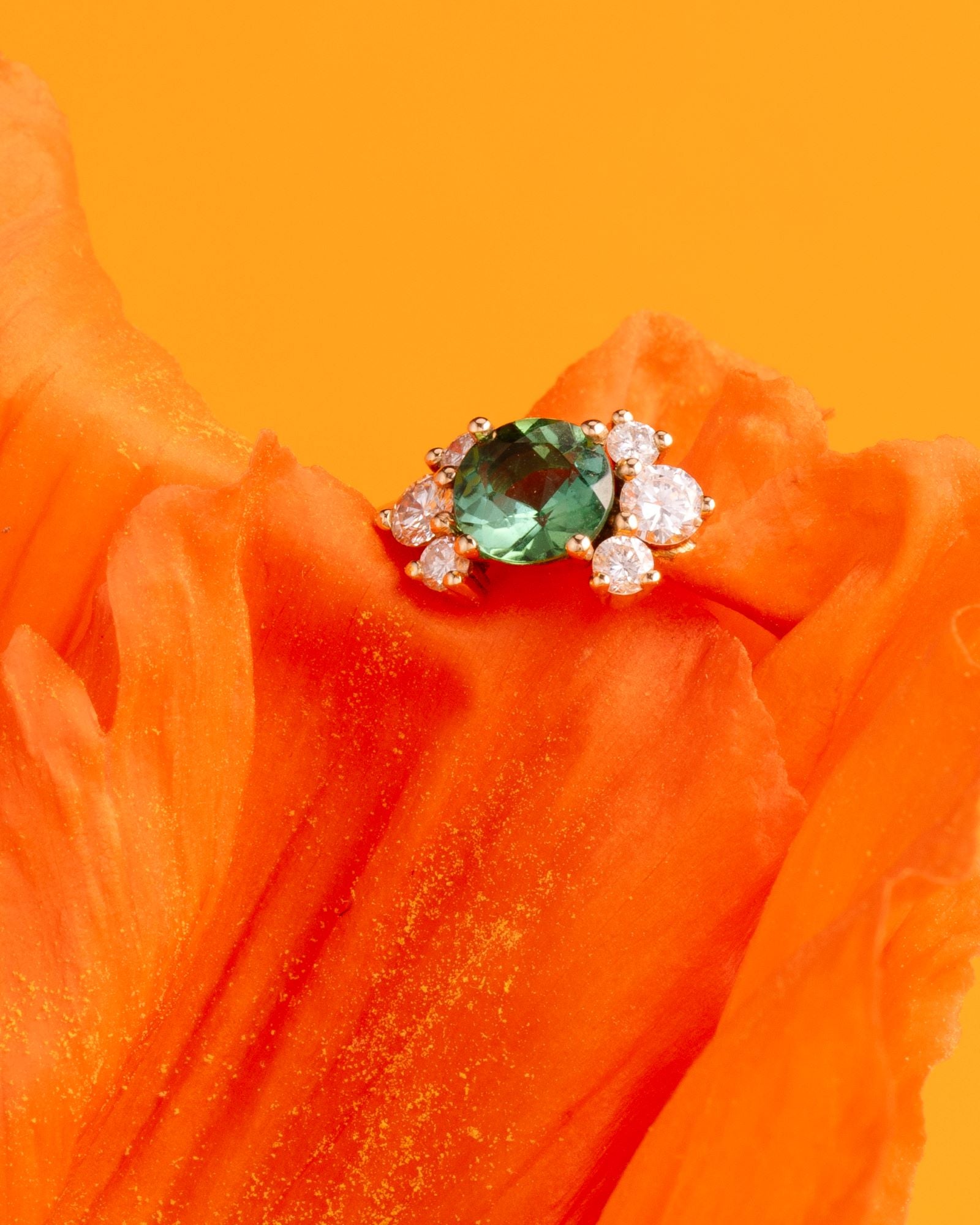 Marie tourmaline et diamants