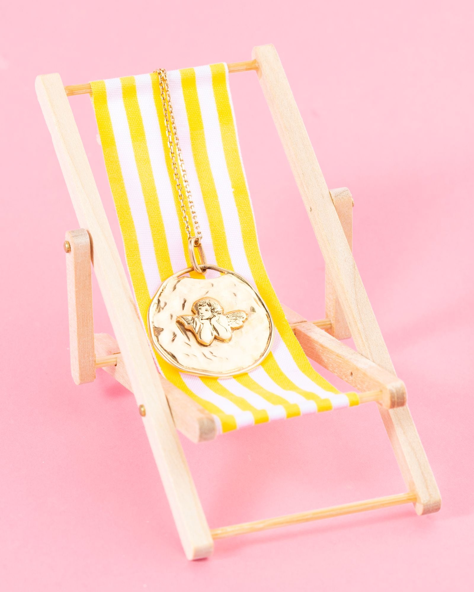 Médaille Angelo - fabriquée avec VOTRE or