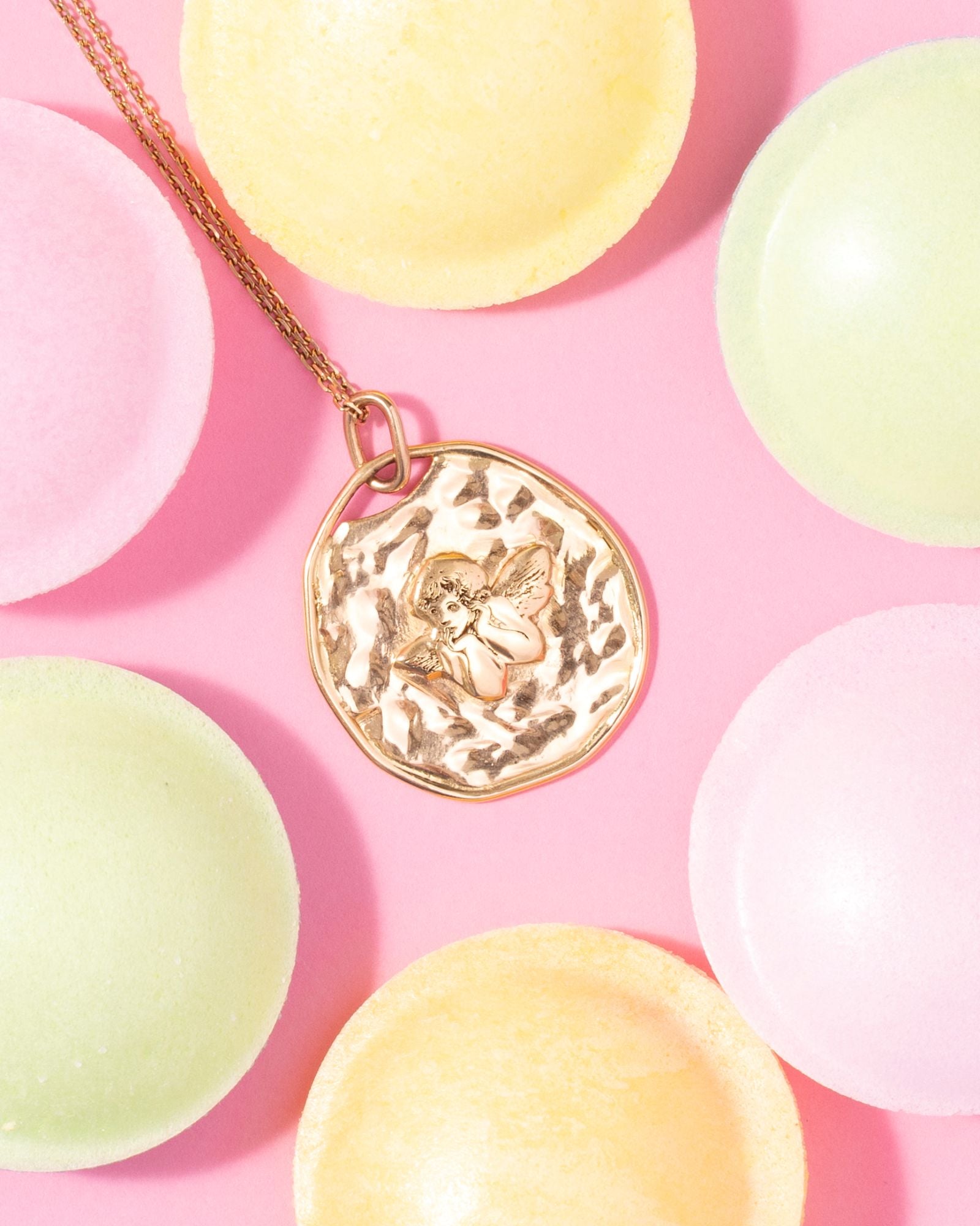 Médaille Angelo - fabriquée avec VOTRE or