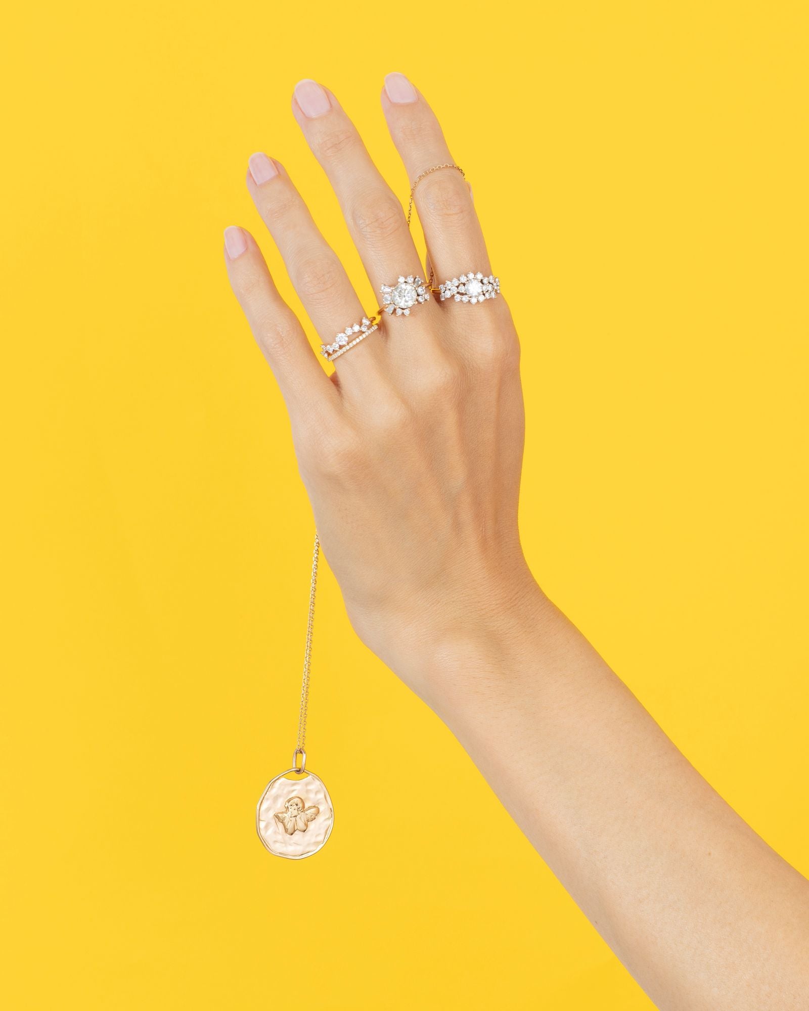 Médaille Angelo - fabriquée avec VOTRE or