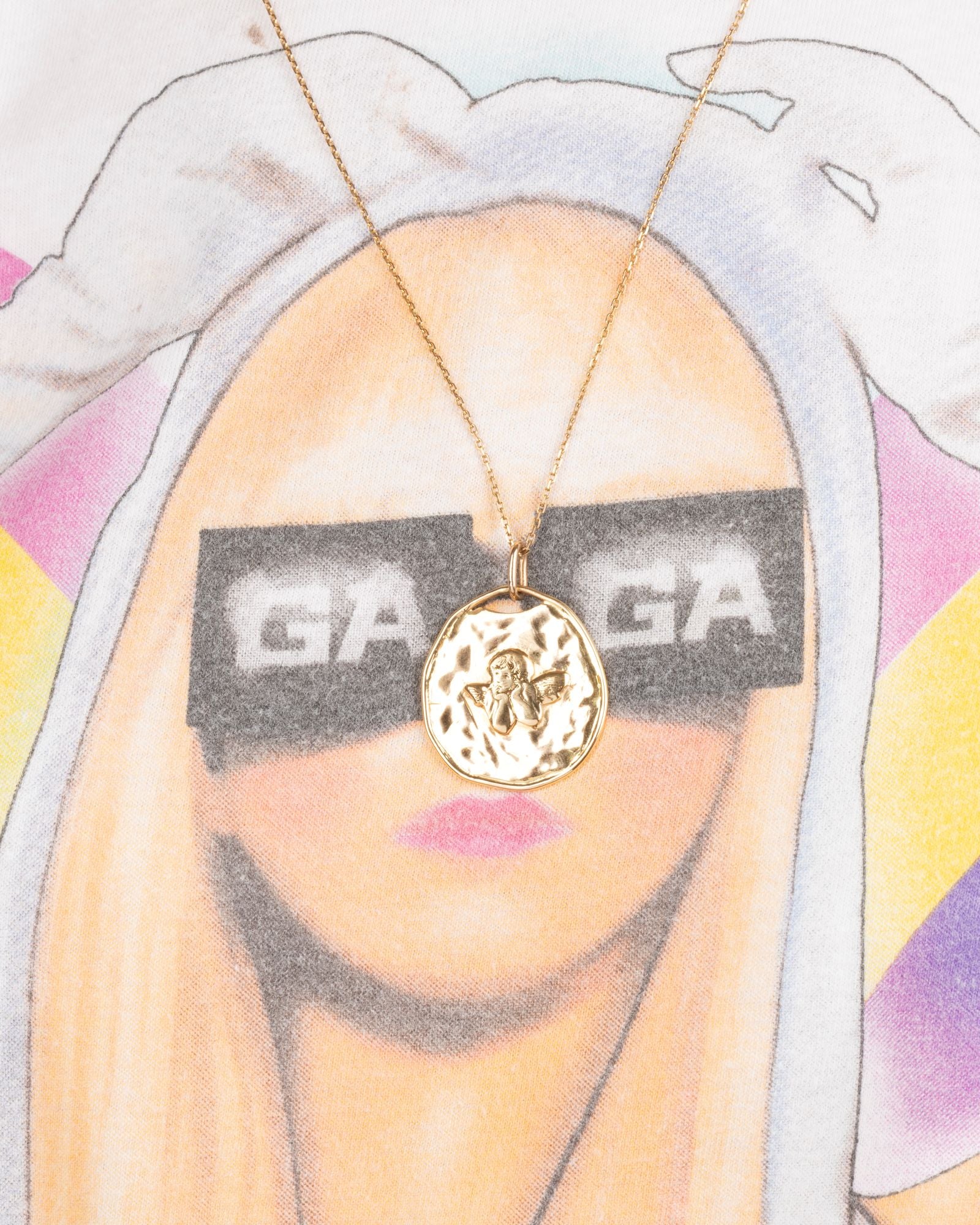 Médaille Angelo - fabriquée avec VOTRE or