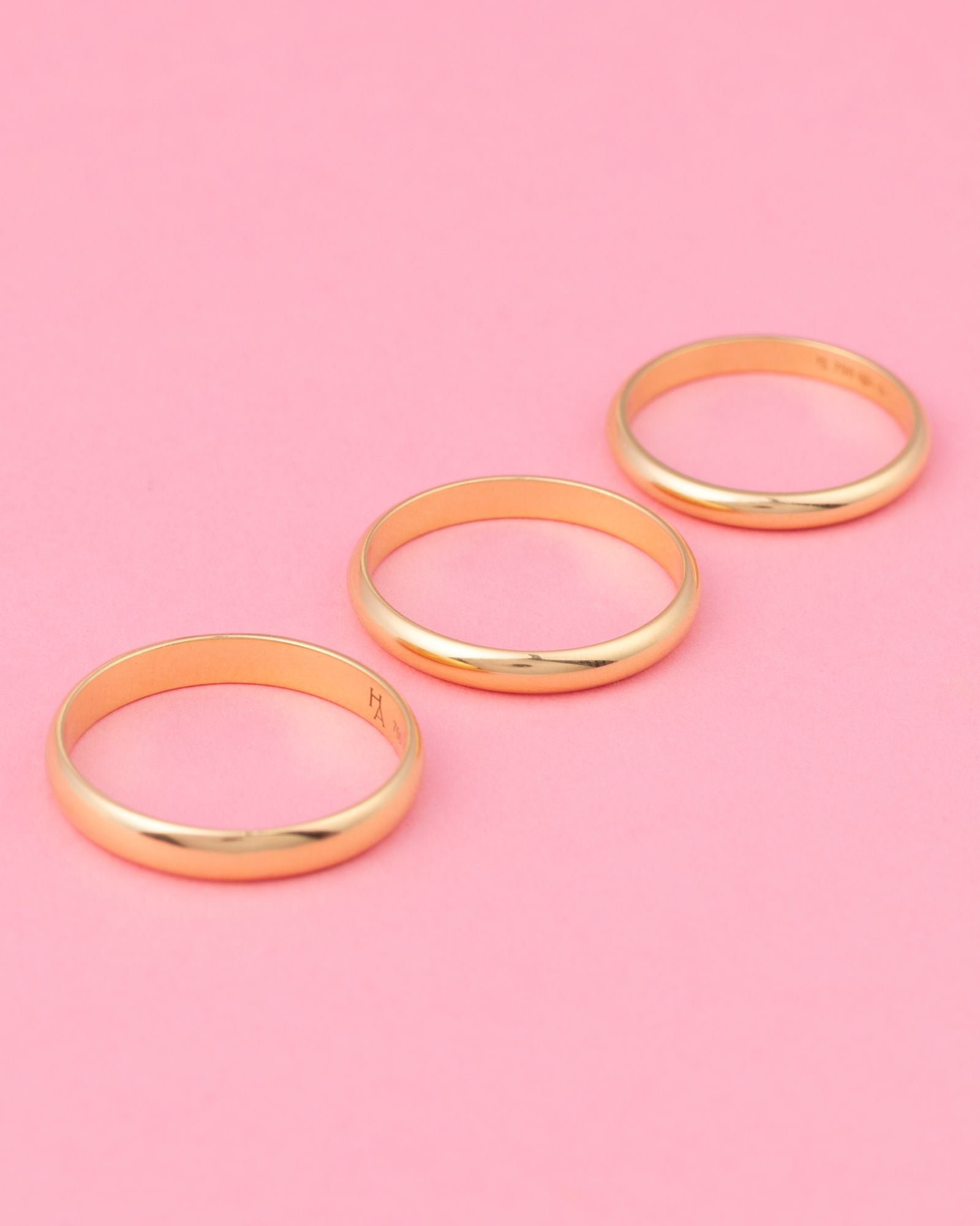 Demi-jonc classique 3mm