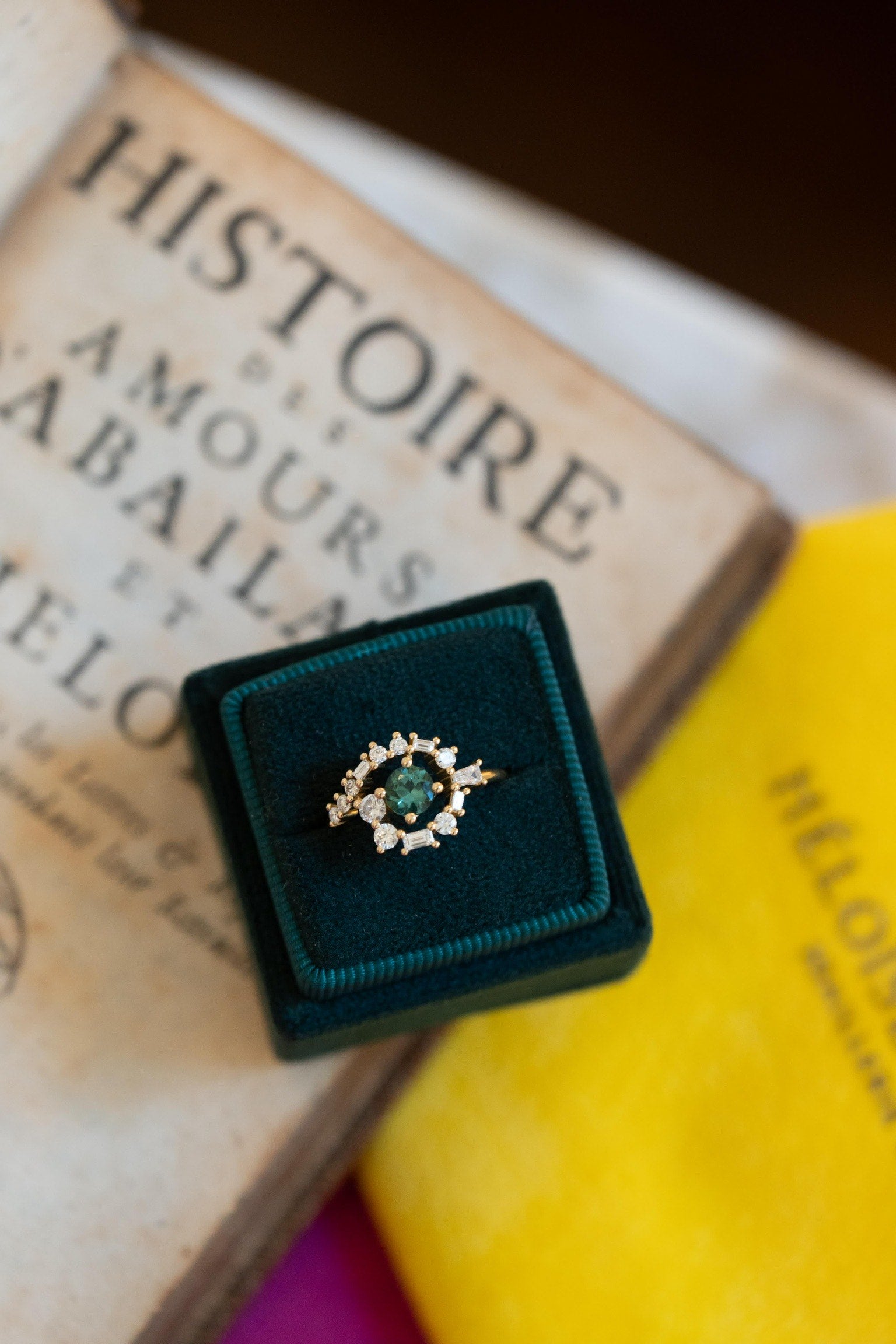 Colimaçon tourmaline et diamants