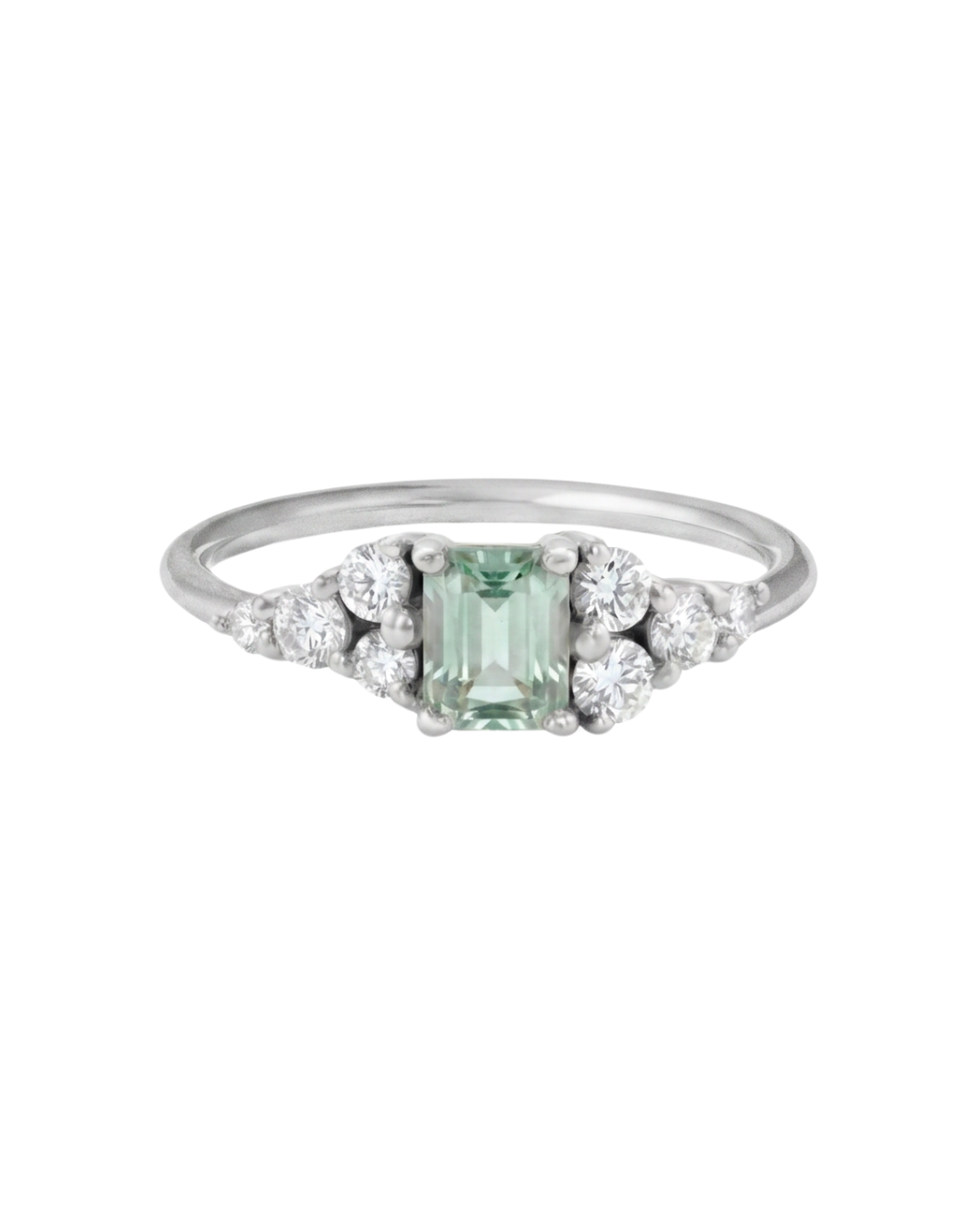 Olympe saphir vert pastel