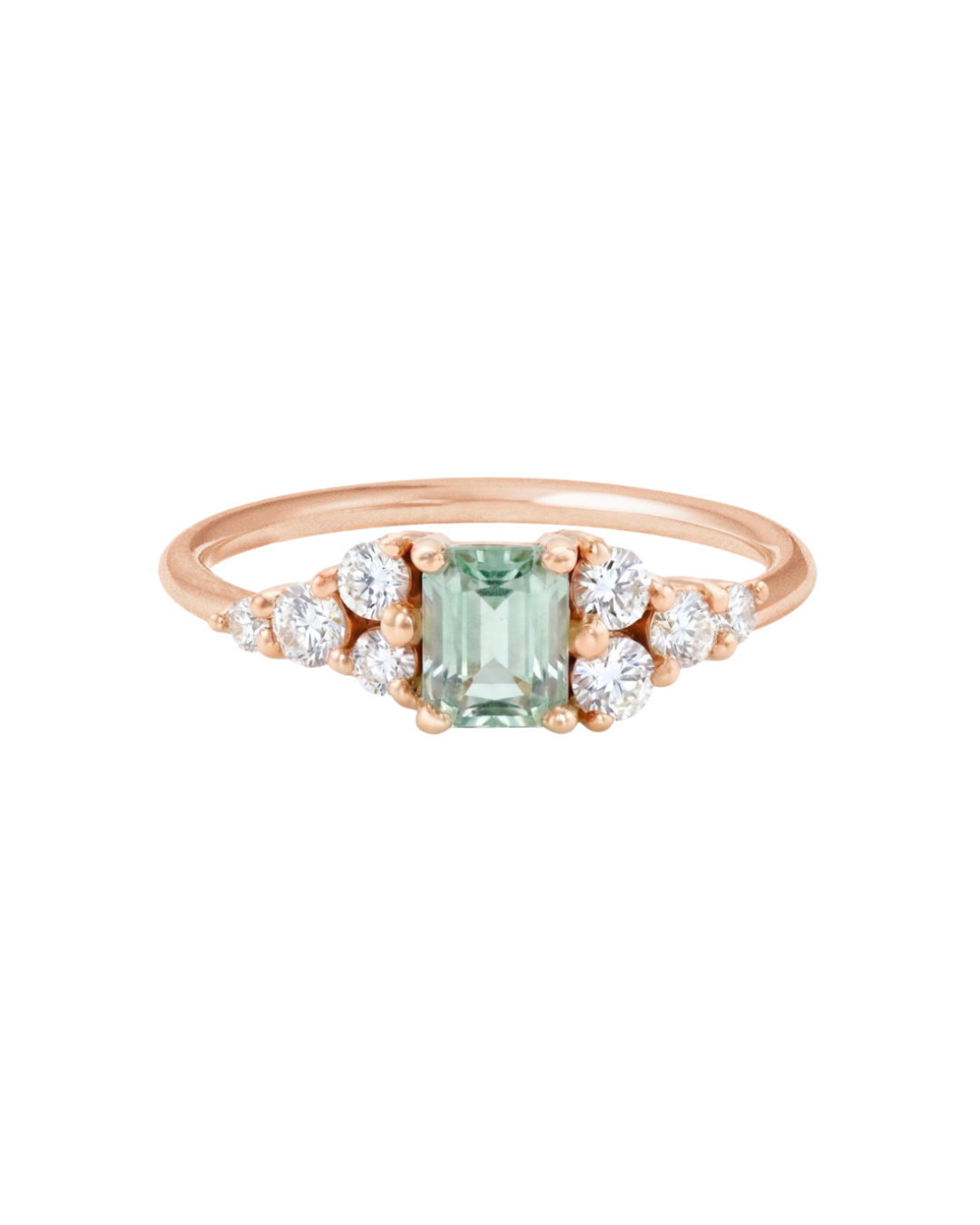 Olympe saphir vert pastel