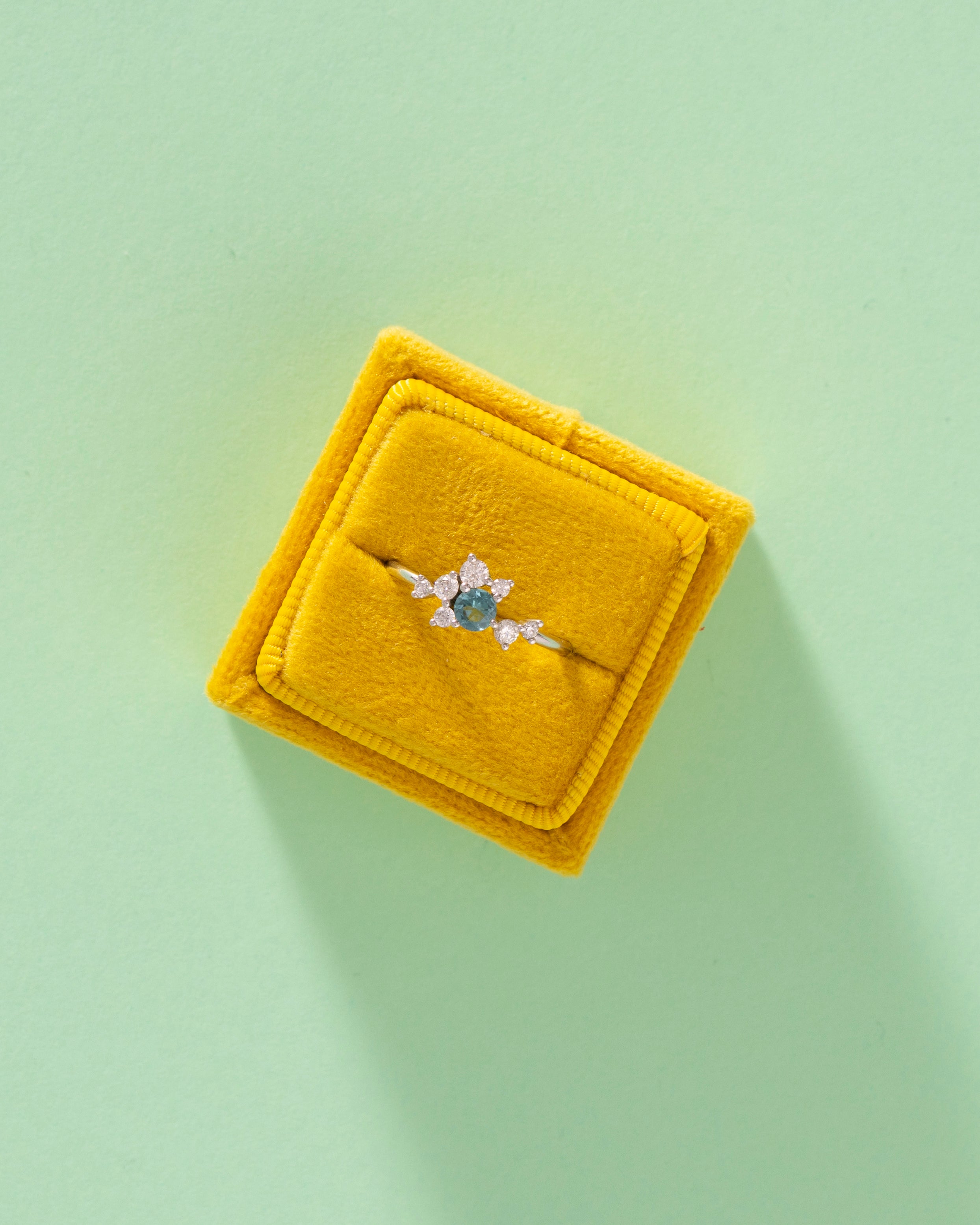 Gabrielle tourmaline and diamonds