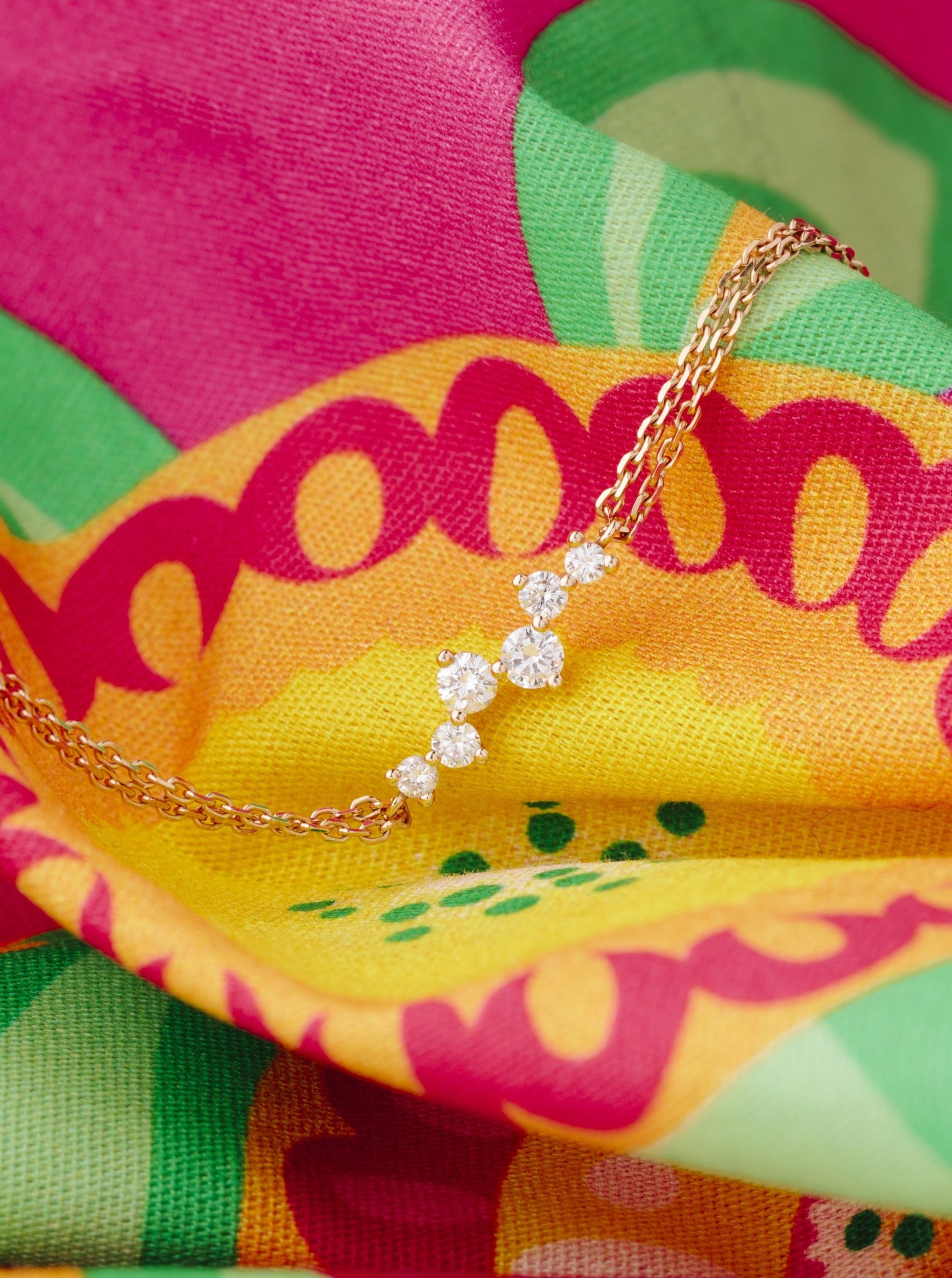 Bracelet Jeanne - héloïse et abélard joaillerie éthique fabriqué à Paris or diamants recyclés