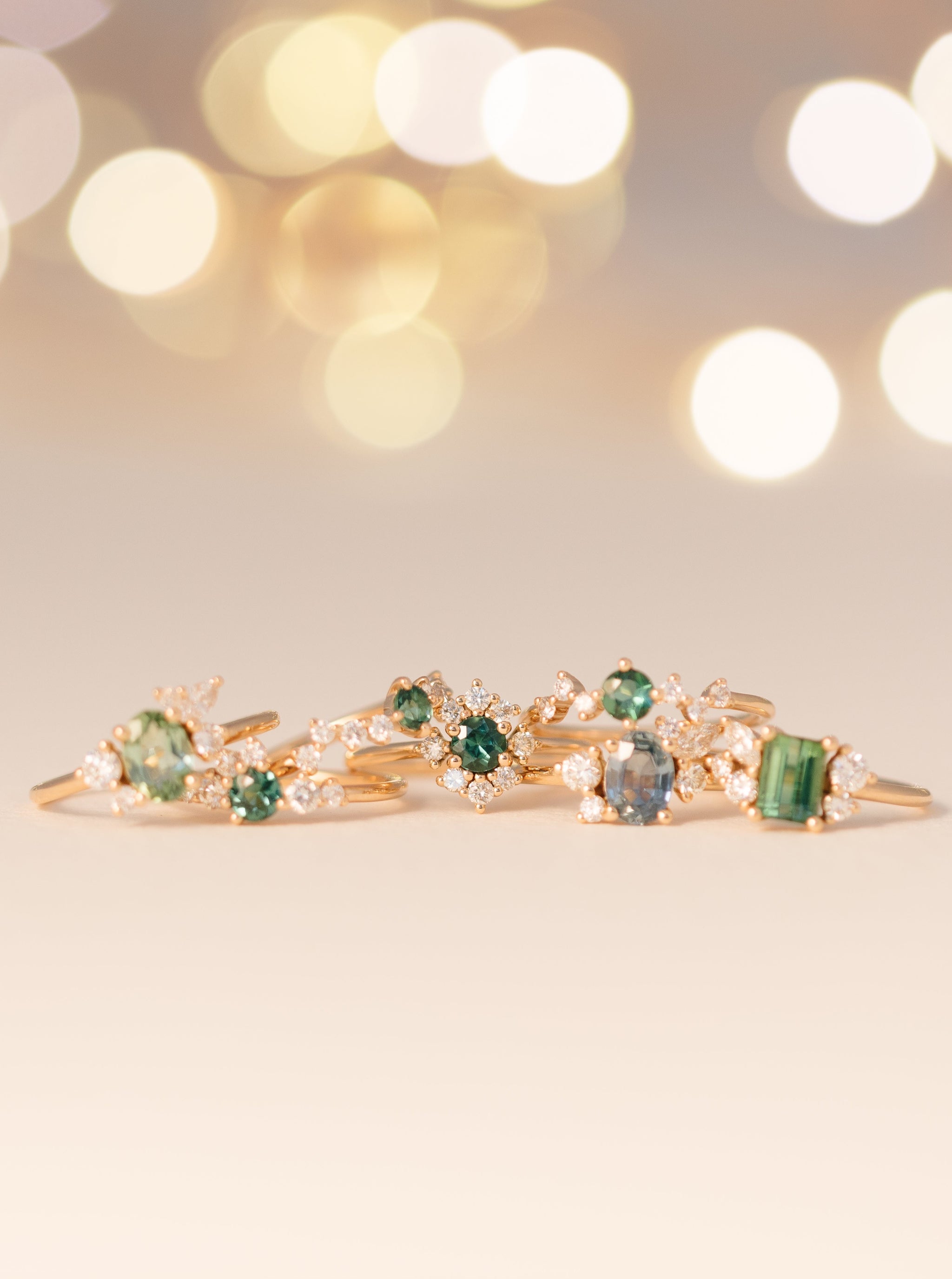 Giselle tourmaline et diamants