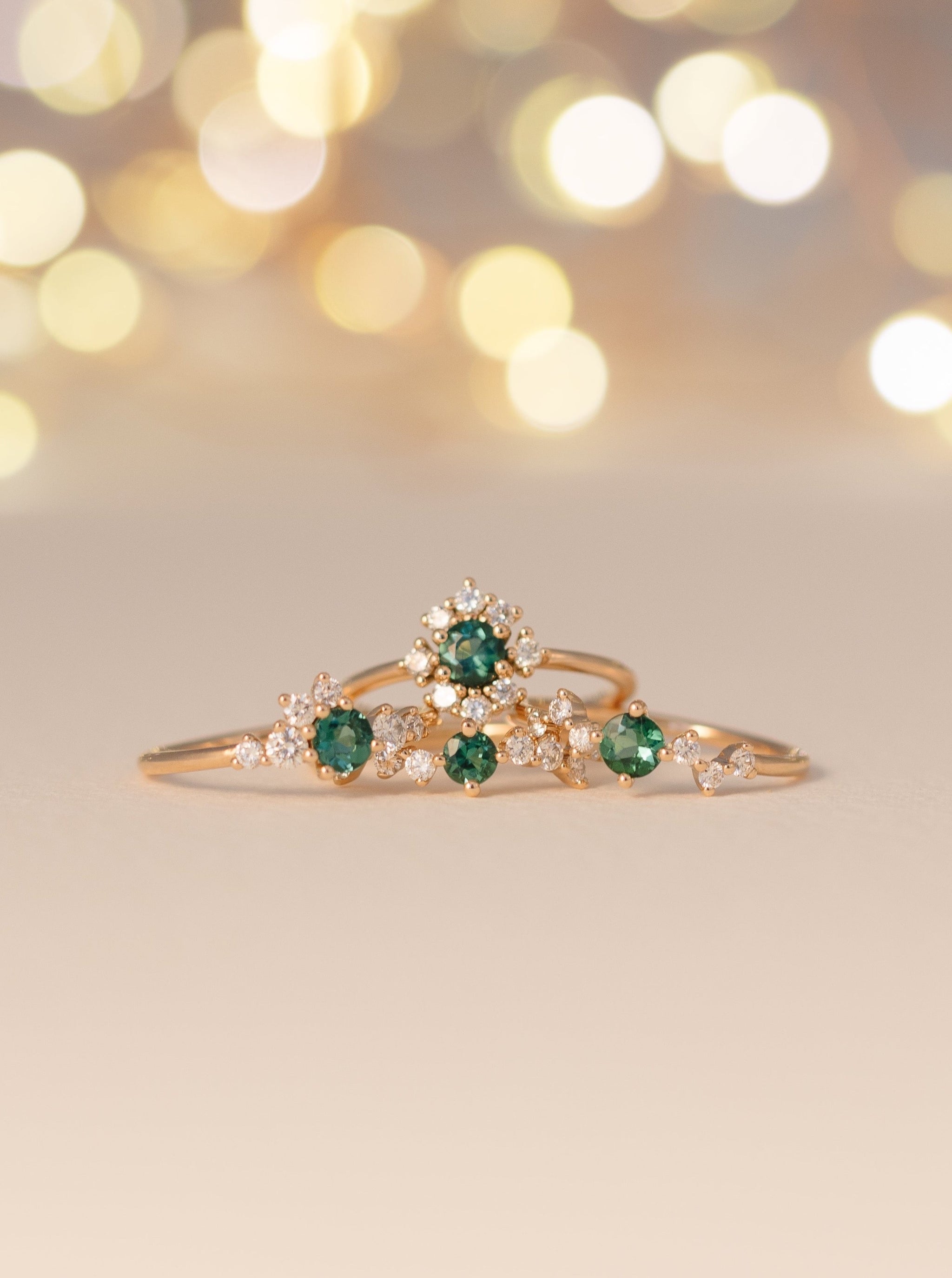 Baby Colette tourmaline et diamants