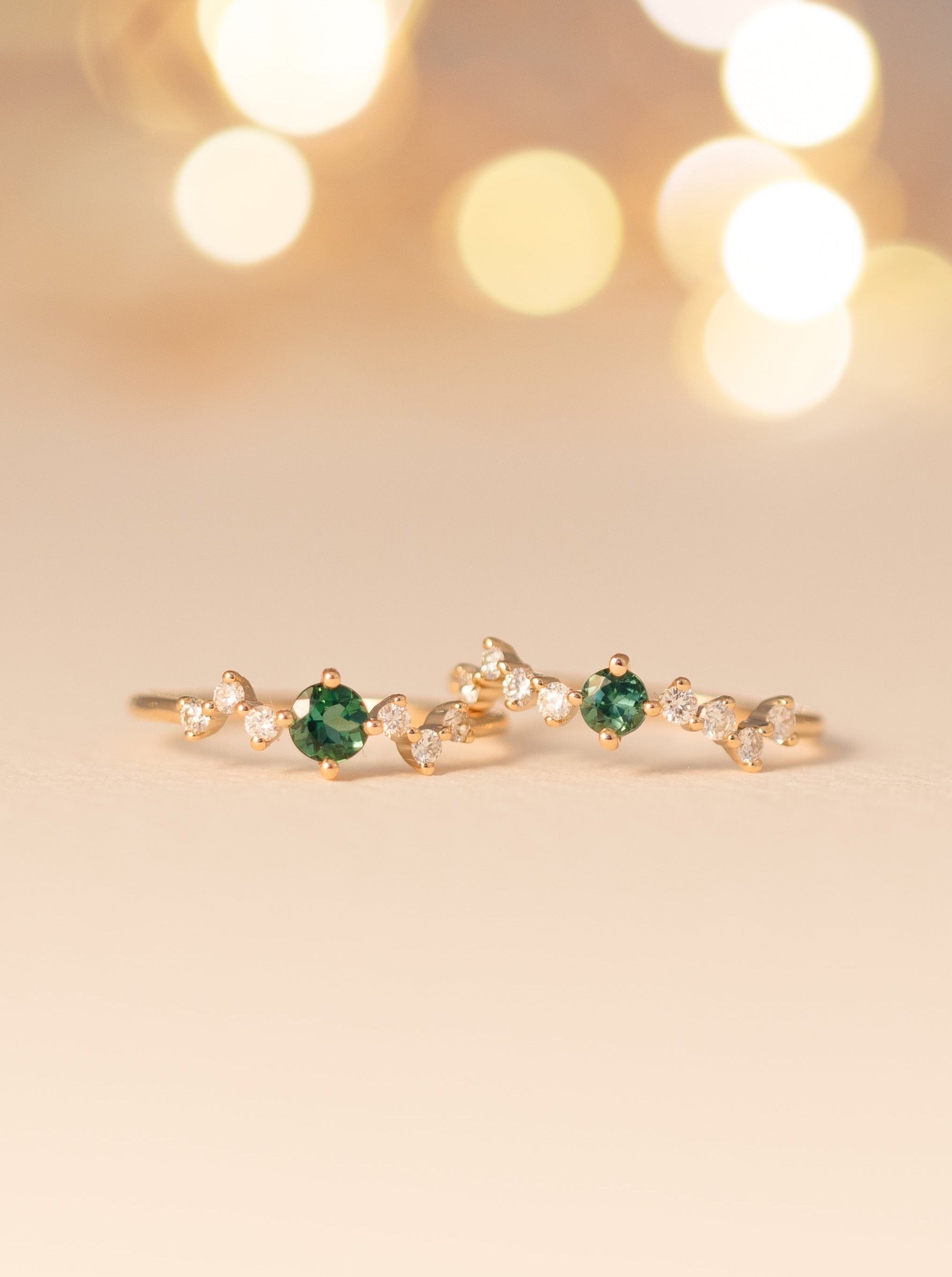 Baby Colette tourmaline et diamants