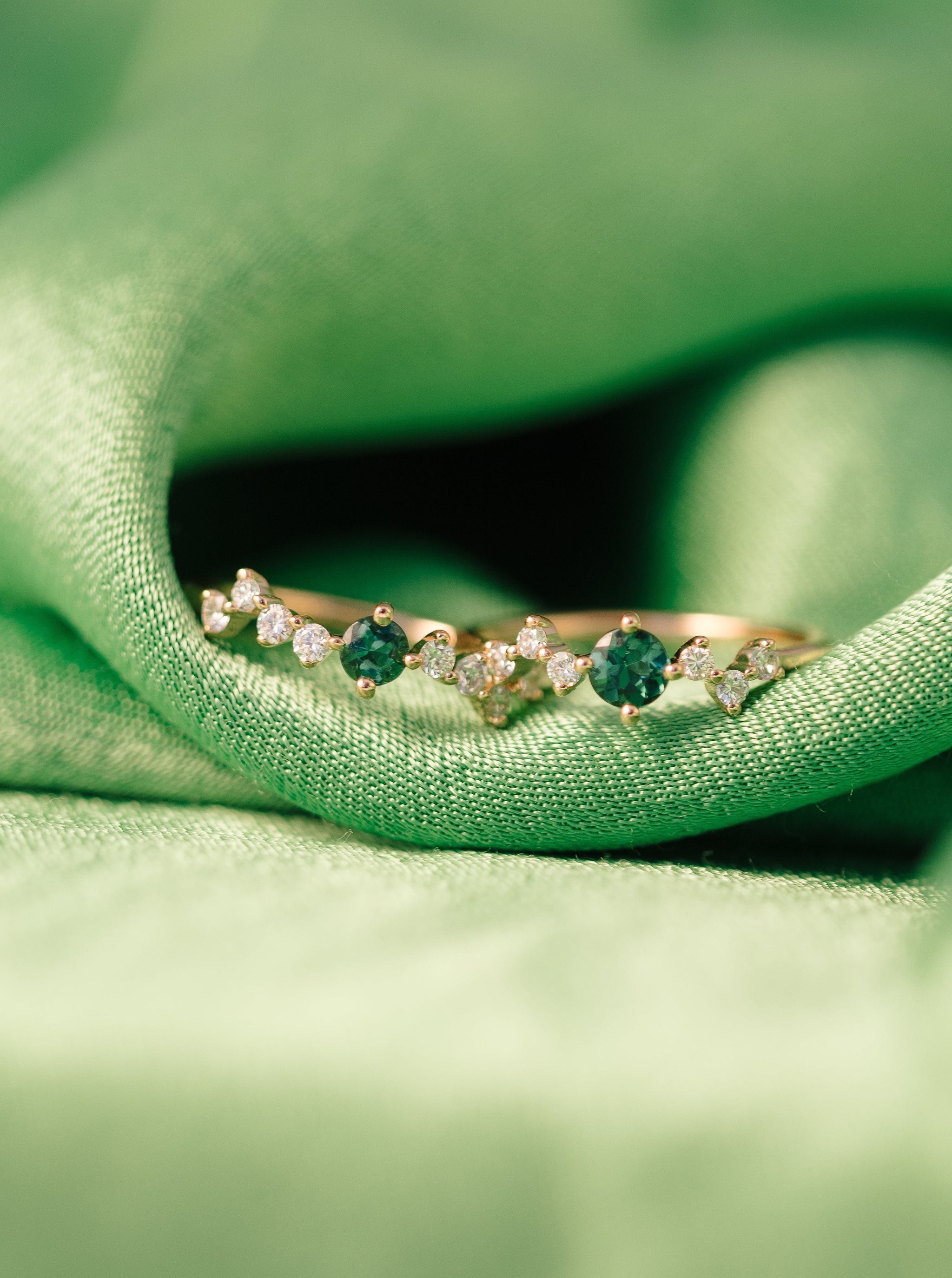 Baby Margot tourmaline et diamants