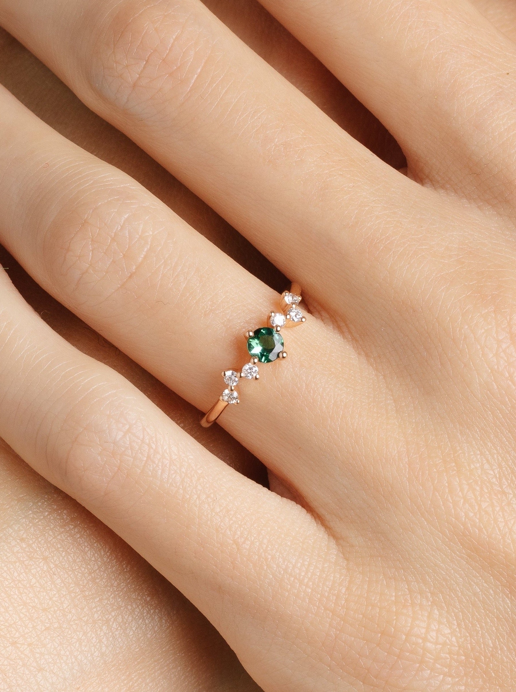 Baby Colette tourmaline et diamants