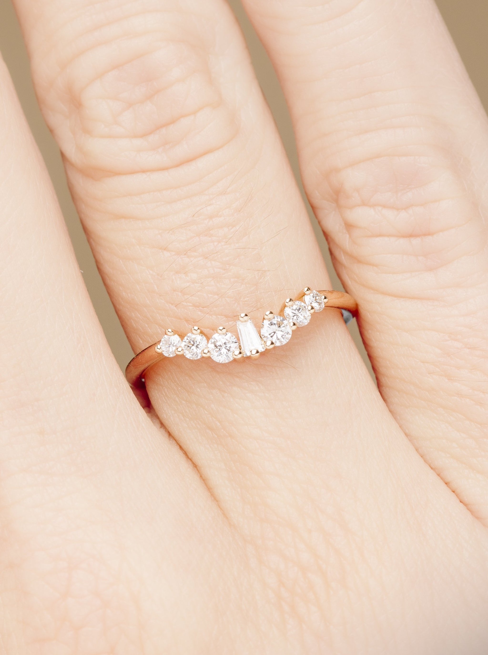 Bague Blanche - héloïse et abélard joaillerie éthique fabriqué à Paris or diamants recyclés